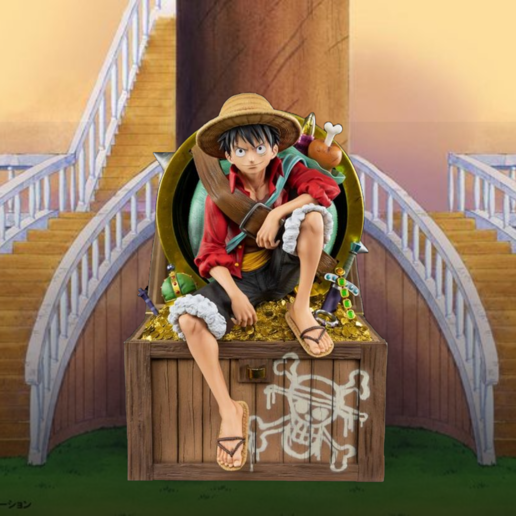 One piece art toy