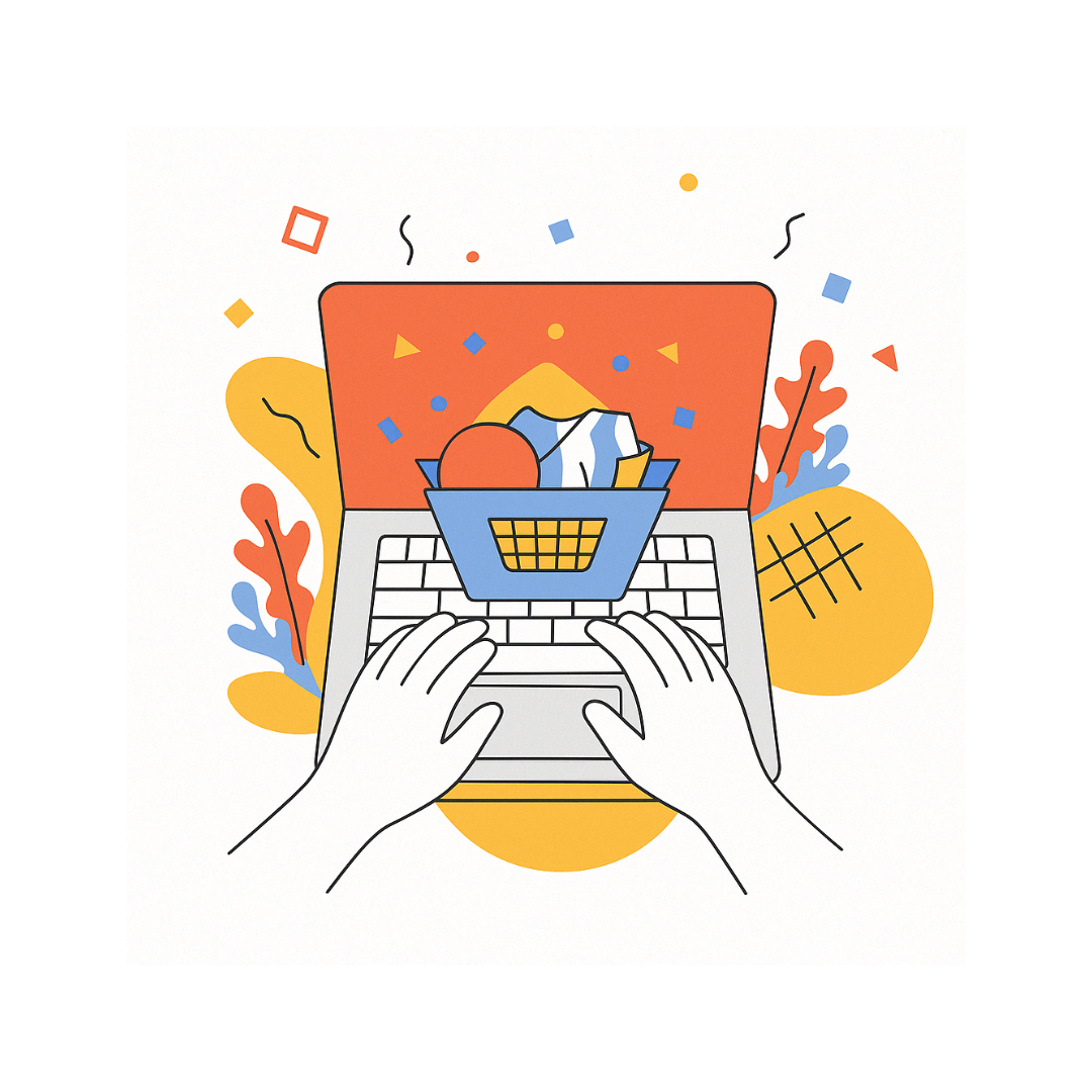 E-commerce platform illustration