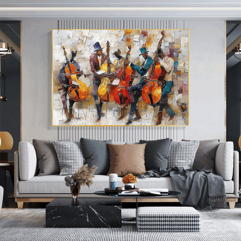 Large painting jazz