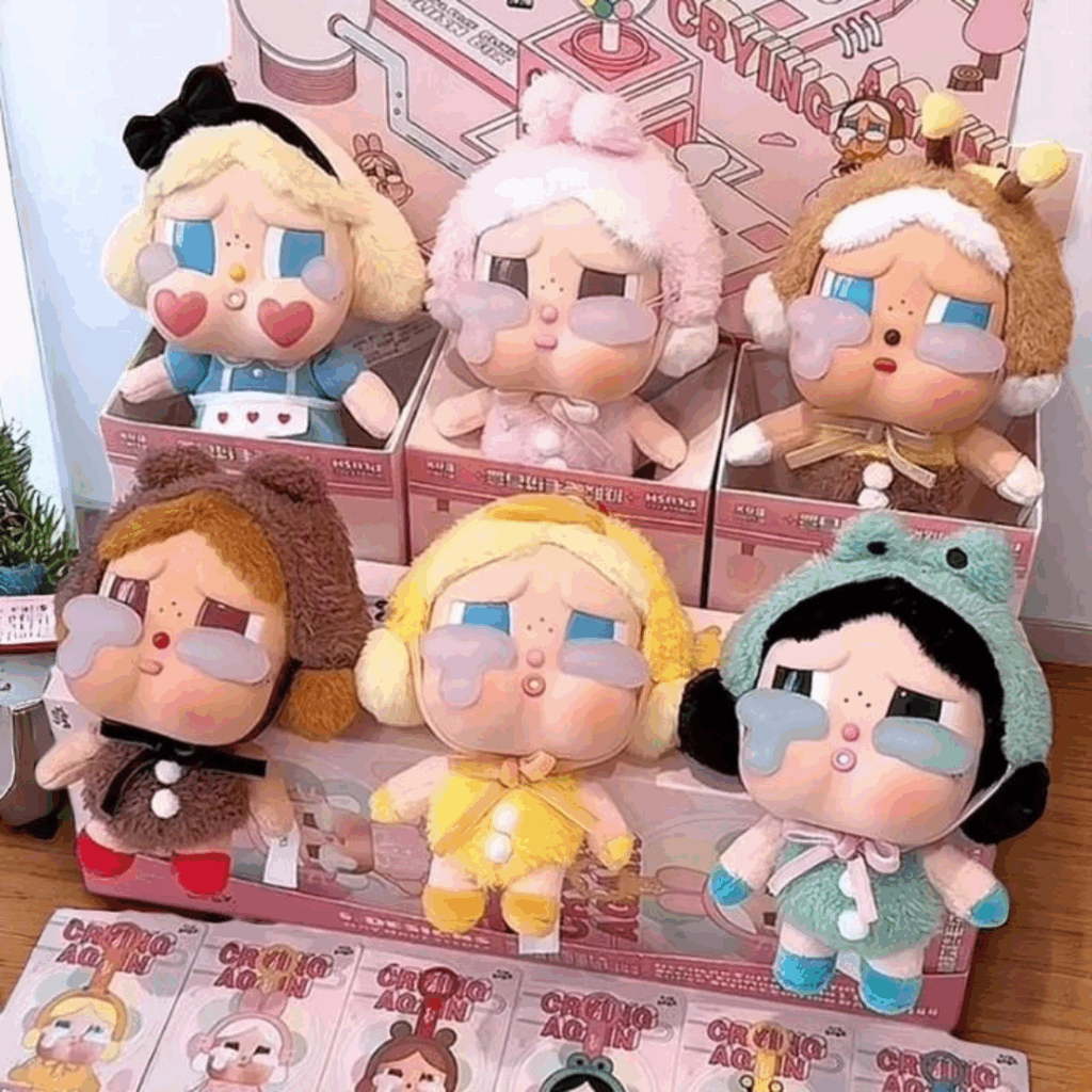 Crying baby art toys